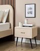 Nachttisch FLAYAT Bouclé Beige Bild 2