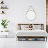 relaxdays Unterbettkommode Aufbewahrungstasche 3er Set, grau Bild 5