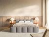 Selsey Polsterbett 140x200 cm Modernes Design, Stabiler Metallrahmen mit Gasdruckfedern Legend-Stoffbezug in Grau Bett mit Bettkasten Maximale Belastung 250 kg Bild 5