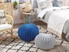 Pouf blau ⌀ 50 cm CONRAD Bild 2