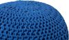 Pouf blau ⌀ 50 cm CONRAD Bild 4