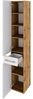 Hochschrank LIVORNO (BHT 30 x 180 x 35 cm) BHT 30 x 180 x 35 cm wotaneiche/matt weiß Bild 5