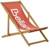 Klappbarer Liegestuhl ANZIO Akazienholz Rot Bild 4