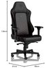 noblechairs HERO Gaming Chair - Black/Red Gaming Stuhl - Schwarz / Rot - PU-Leder - Bis zu 150 kg Bild 3