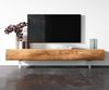 Lowboard New Live-Edge 175 cm Akazie Natur 4 Türen Acrylfuß Bild 5