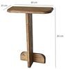 Dmora Konsole Vespera 80 x 25 x 85h cm Braun Tragkraft 10 kg Bild 2