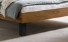 Hasena Trento Sondrio Massivholzbett 160x200 Wildeiche natur, geölt 25 Bild 5