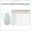 emma & noah Premium Baby Schlafsack, Flauschig Weich, Bequem & Atmungsaktiv, 100% natürliche Baumwolle, Oeko-TEX Zertifiziert Großzügige Bewegungsfreiheit, 2.5 TOG (Leo Grau, 60 cm) Bild 5