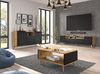 TV-Schrank LUXI 195 cm Artisan-Eiche / Schwarz matt Bild 5