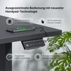 elektrisch höhenverstellbarer Schreibtisch ECO 120 x 60 cm - Gestell Schwarz, Platte Anthrazit Bild 5