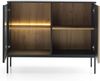 MOEBLO Kommode Sentino S104 (Eiche wotan Sideboard Wohnzimmer Kommode Schlafzimmer Komodenschrank Highboard, Kommode mit gefräster Front), (HxBxT):83x104x39cm Bild 3