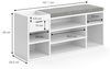 Schuhbank Eleon Weiß 101.1 x 45 cm Vicco Bild 3