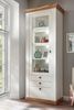 Vitrine Hemsby in weiß Pinie / Eiche Landhaus 82 x 204 cm Bild 5