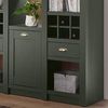 Lomadox Buffet CINCINNATI-61 Landhaus schrank in grün mit Wotaneiche inkl. LED, : 147/207/45cm Bild 4