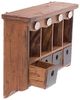 DESIGN DELIGHTS Wandregal VINTAGE WANDREGAL "LUNA", Mahagoni, 60 cm, Holz Küchenregal Bild 2
