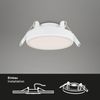 Di-Ka LED Einbauleuchte Plat 3er Set weiß Ø 7,5 cm 3W, warmweiß Bild 3