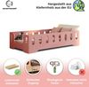 smartwood Kinderbett Bodenbett 90x180 mit Rausfallschutz & Lattenrost - Rosa - Kinder Montessori Bett TILA 2B mit glatten Kanten - Betten für schnelle Montage - Bis 230 kg belastbar Bild 3
