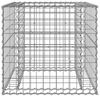 vidaXL Gabionenkorb Silbern 70x70x65 cm Verzinktes Eisen 364850 Bild 5