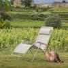 Lafuma Relax Sessel Liege R-Clip seigle beige colorblock Bild 2