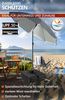 4smile Sonnenschirm Balkon SunnyJoy im 3er-Set - UPF 50+ Balkon Schirm 200 cm + Sonnenschirmständer befüllbar + Sonnenschirmhülle - Sonnenschutz Balkon, Gartenschirm, Anthrazit Bild 3