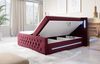Boxspringbett Moonlight mit LED, USB und Stauraum 140x200 Rot H2 Bild 5