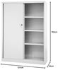 Bisley ECO Schiebetürenschrank ECO 645 lichtgrau - 67,240 kg Bild 3