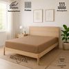 EXKLUSIV HEIMTEXTIL Frottee Spannbettlaken Premium 120 x 200 cm Nougat 80% Baumwolle 20% Polyester Öko - Tex Zertifiziert Bed-Sheet Bettlaken Spannbetttuch Bild 2