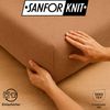 EXKLUSIV HEIMTEXTIL Frottee Spannbettlaken Premium 120 x 200 cm Nougat 80% Baumwolle 20% Polyester Öko - Tex Zertifiziert Bed-Sheet Bettlaken Spannbetttuch Bild 5