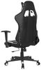 Bürostuhl schwarz / weiß mit Fußstützen GAMER Bild 5