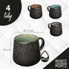 Moritz & Moritz Tasse SOLID Tassen bunt 4 tlg, 4-tlg, Steinzeug, für 4 Personen - spülmaschinen- und mikrowellengeeignet Bild 2