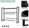 YITAHOME getränkekistenregal mit ablage 6 kisten, getränkekistenregal rollen, verstellbaren füße, Öffner, Haken, Metall regal getränkekisten für Bier, Obst, Gemüse, Wasser, getränkeregal kisten regal Bild 5