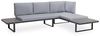 Loungeecke Outdoor Dubai grau Garten-Sofa Loungesofa Outdoorsofa Gartensofa Loungeelement Bild 3