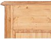 Biscottini Nachttisch aus recyceltem Holz 51 x 30 x 74,5 cm | Nachttisch für Schlafzimmer rustikal | Nachttische im Antik-Look Bild 4