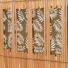 Raumteiler Oase 3-tlg. 170x120 cm, Weidenholz gewellt honigfarben Bild 4