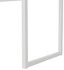 Dmora - Schreibtisch Brielle, Mehrzweckschreibtisch, Bürotisch für PC, Eckschreibtisch, 130x48 h77 cm, Weiß Bild 5