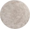 Paco Home Hochflor Teppich Wohnzimmer Flauschig Fellteppich Kunstfell Plüsch Shaggy Weich Fellimitat, Grösse:160 cm Rund, Farbe:Beige Bild 5