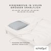 Schlafgut Knitted Jersey Bettwäsche | Kissenbezug einzeln 60x80 cm | grey-light Bild 4