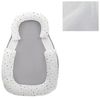 Kikkaboo Baby Lagerungskissen 60x40 cm Memory Foam, Baumwolle, rutschfest grau Bild 2