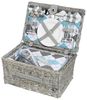 Cilio - Picknick-Korb "Stresa" Weide mit Besteck & Geschirr 2 Personen 155716 Bild 2