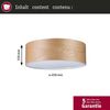 Paulmann No. 79650 Deckenleuchte Neordic Liska Holz Bild 2
