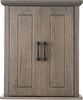 Teamson Home Russell Badezimmer-Wand-Medizinschrank aus Holz, 17,8x50,8 cm, 61,2 cm, Doppeltüren, Salzeiche, EHF-F0014 Bild 5