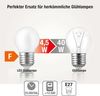 hellum Led Birnen E27, Glühbirne E27 Warmweiß mit 4,5 Watt Mini Globe Ersatz für 40W Glühlampen 470 Lumen 2700 Kelvin, Lampe E27 für Led Beleuchtung matt 209211 Bild 3