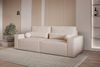 MOEBLO Sofa Denver mini aus Bouclé, Stilvolles Sofa mit Schlaffunktion in Bouclé-Stoff, Couch, Polstermöbel, Sitzmöbel, Wohnzimmermöbel 3-Sitzer-Sofa Stoffsofa, Bettkasten, mit Schlaffunktion Bild 4