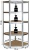 Regalsystem 3 tlg. 1 Eckregal & 2 Schwerlastregale 180x90x40cm,15 Böden Bild 2