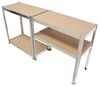 Regalsystem 3 tlg. 1 Eckregal & 2 Schwerlastregale 180x90x40cm,15 Böden Bild 5