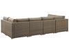 Beliani 'BELVEDERE' Lounge Set, PE Rattan braun Bild 5