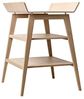 Linea by Leander Wickeltisch Eiche mit Schaumauflage und Bezug in Farbe cappuccino Bild 3