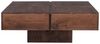 Eleganter Couchtisch Amberley aus Akazie - Quadratisch, 80x30x80 cm, Braun, Massivholz, Aufgebaut Bild 4