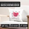 MoonWorks Dekokissen Kissen-Bezug Du bist das beste was mir passieren konnte Geschenk Liebe Valentinstag Kissen-Hülle Deko-Kissen Baumwolle MoonWorks® Bild 5