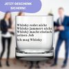 Lasernauten Whiskyglas Glas mit Gravur für Whiskyliebhaber Whisky redet nicht Spruch Geschenk, mit Gravur Bild 2